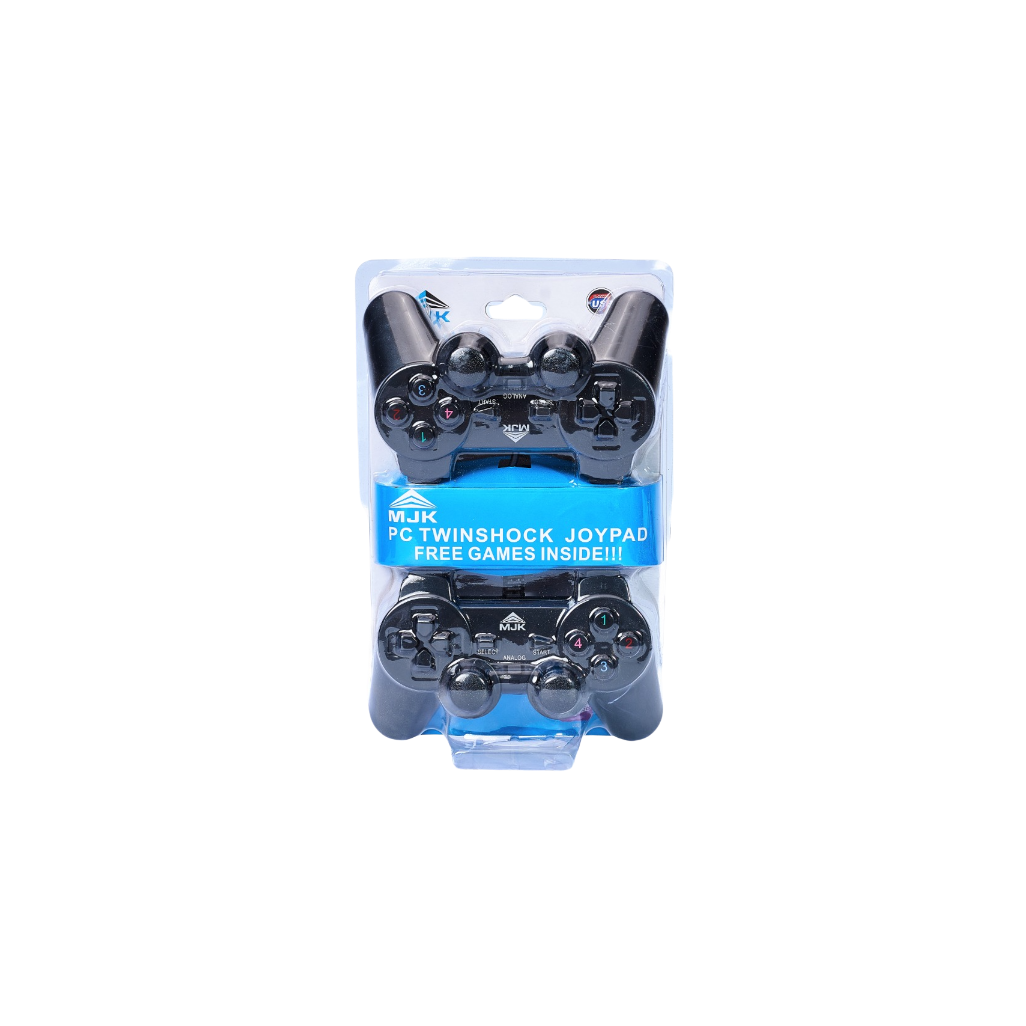 MJK Vibration Game Pad Black